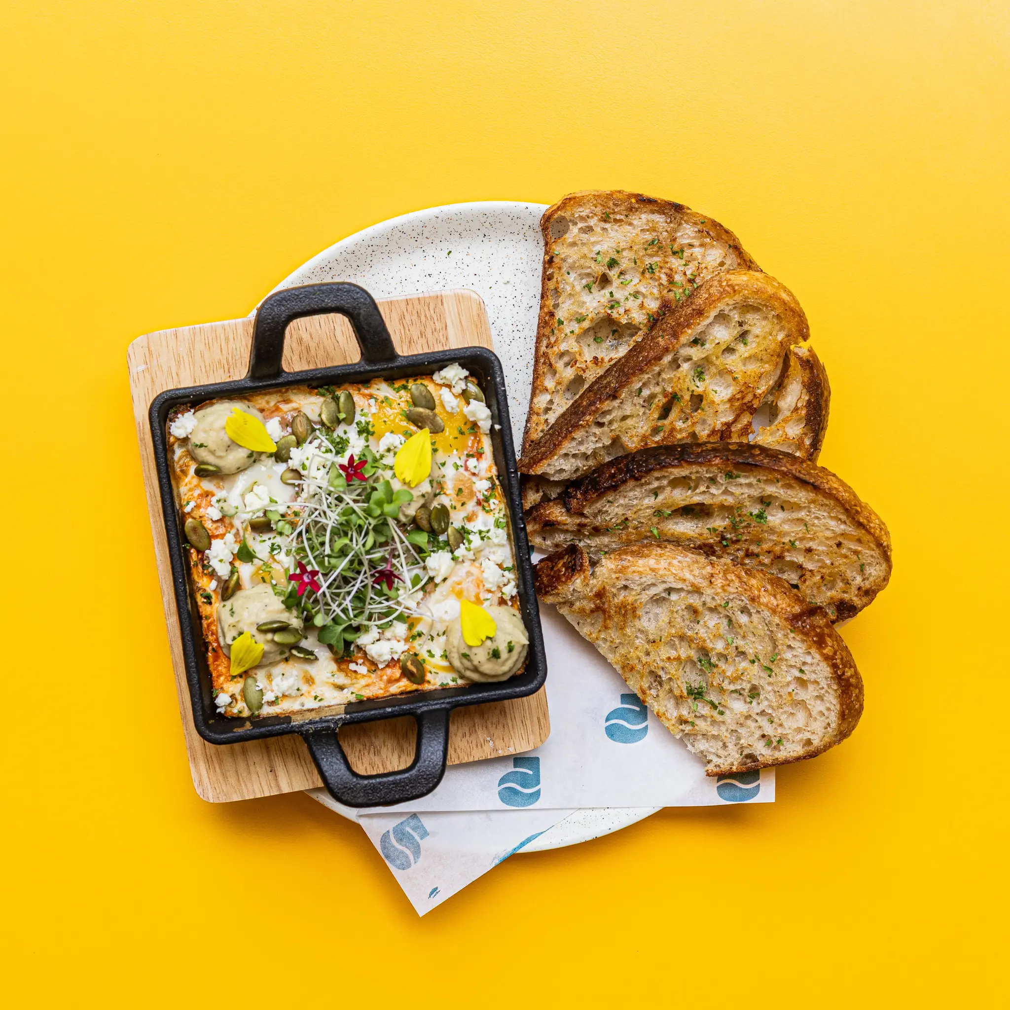 Vegetarian Baked Eggs