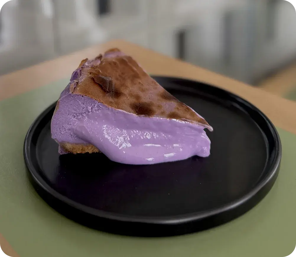 Loca's Ube Cheesecake
